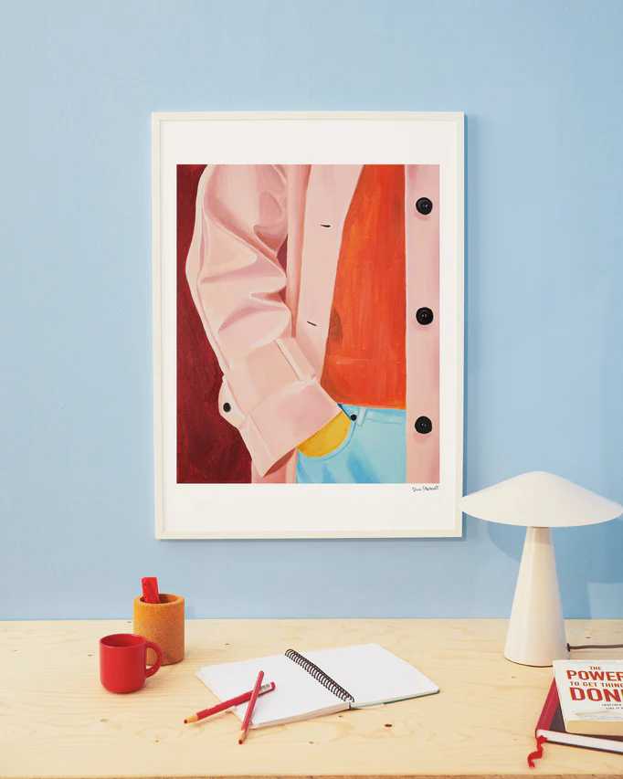 Pink Coat Poster