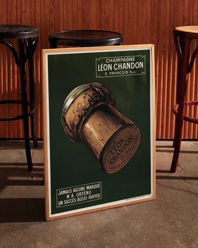 Champagne Léon Chandon Poster