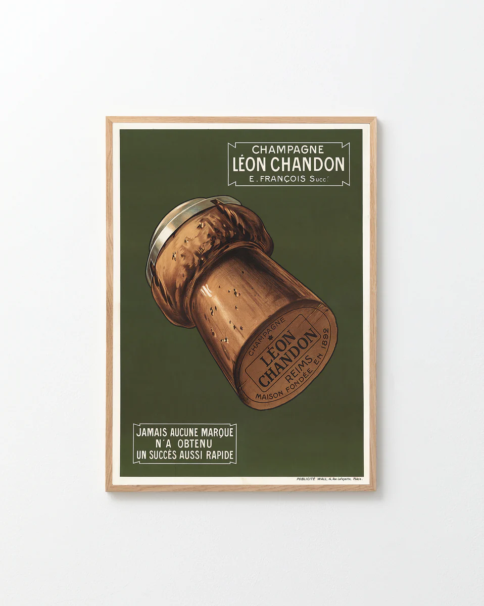 Champagne Léon Chandon Poster