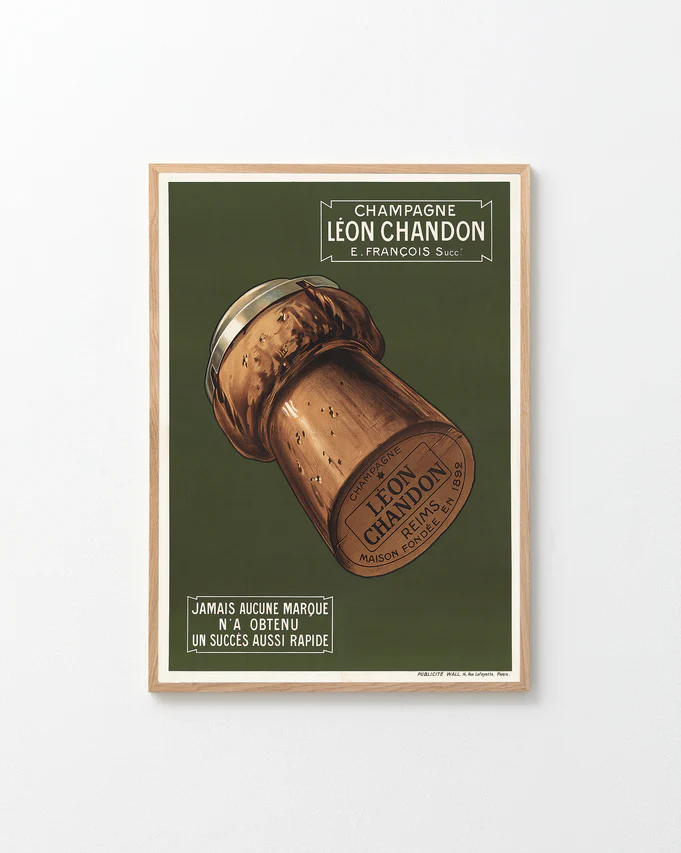 Champagne Léon Chandon Poster