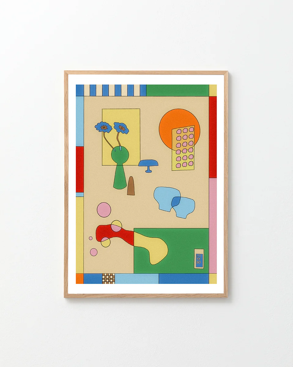 Green Vase Poster