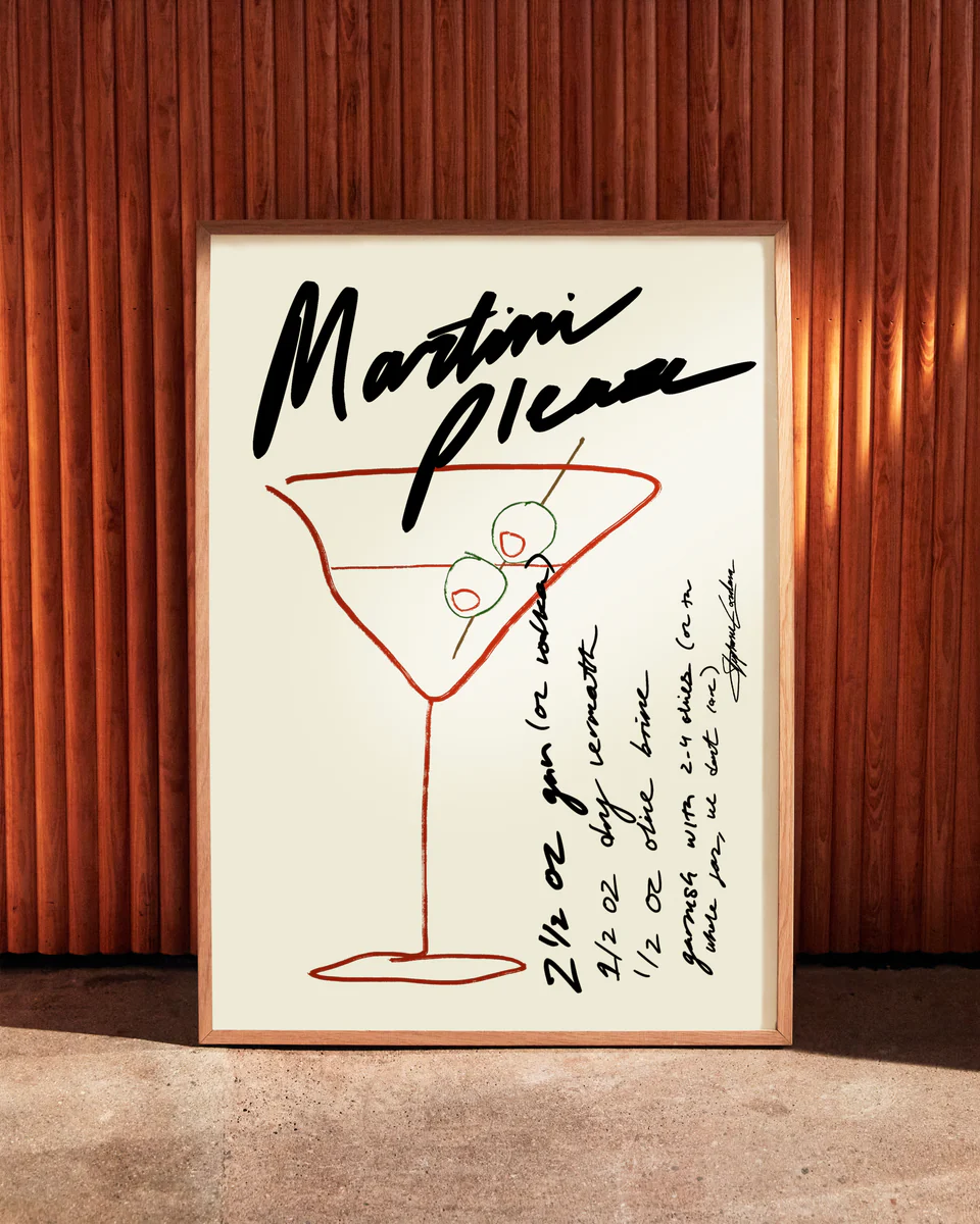 Martini Please Poster