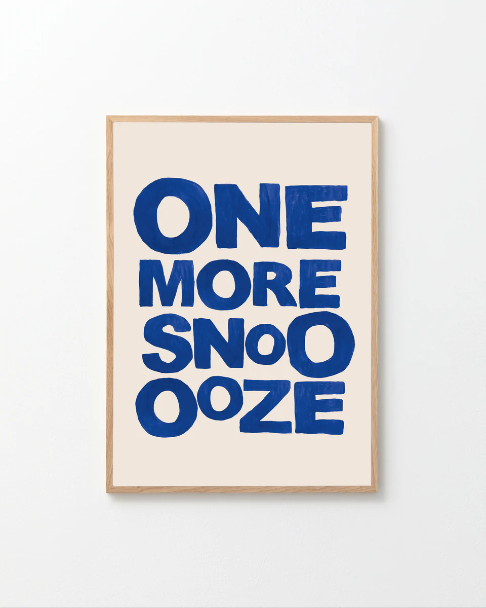 One More Snooooze Poster