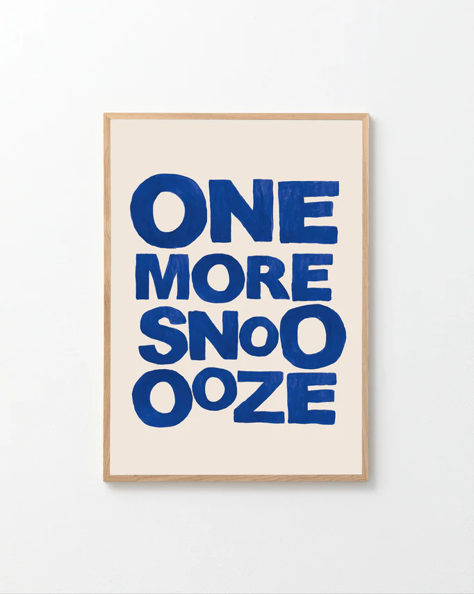 One More Snooooze Poster