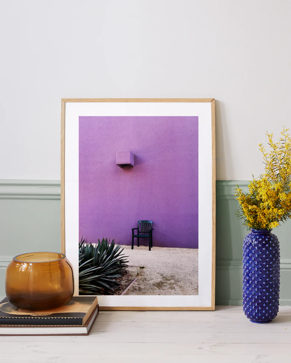 Pershing Square Purple Poster