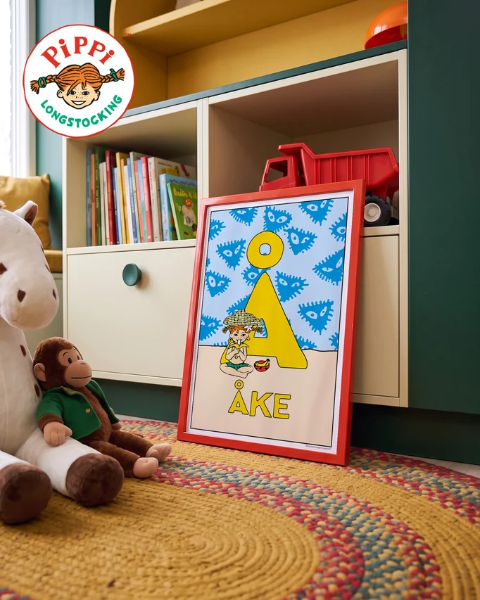 Pippi Longstocking name poster Å – Cabinet