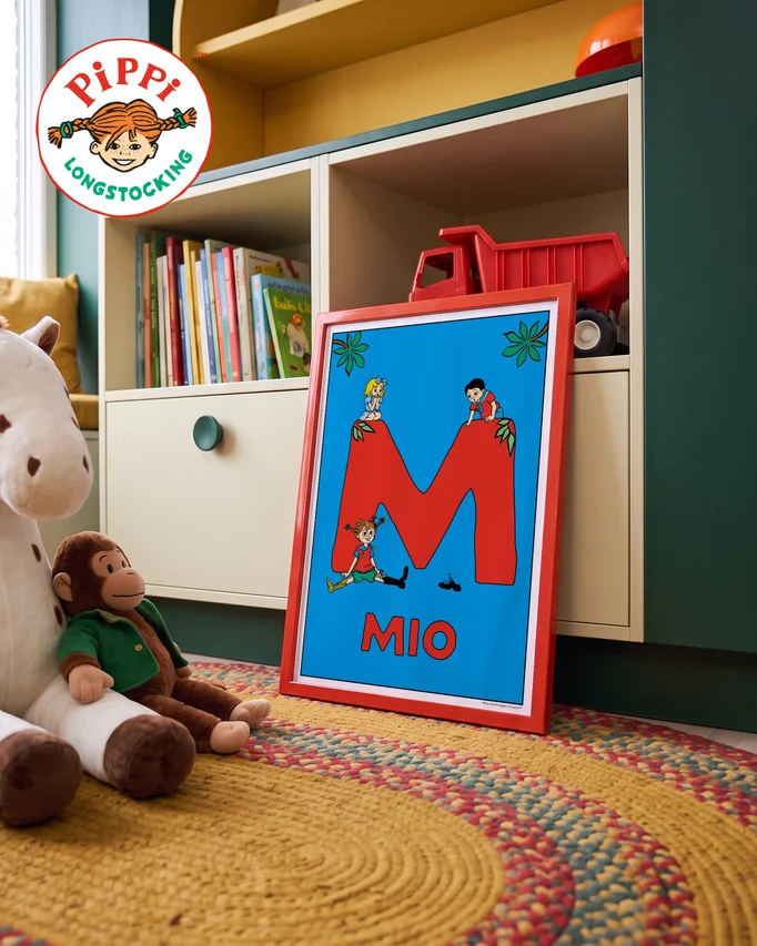Pippi Longstocking name poster M – Cabinet