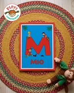 Pippi Longstocking name poster M – Flat lay