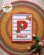 Pippi Longstocking name poster P – Flat lay