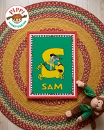 Pippi Longstocking name poster S – Flat lay