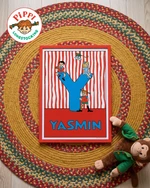 Pippi Longstocking name poster Y – Flat lay