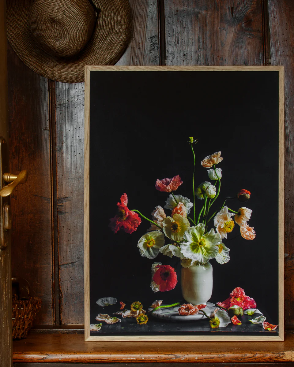 Classic Poppies Poster