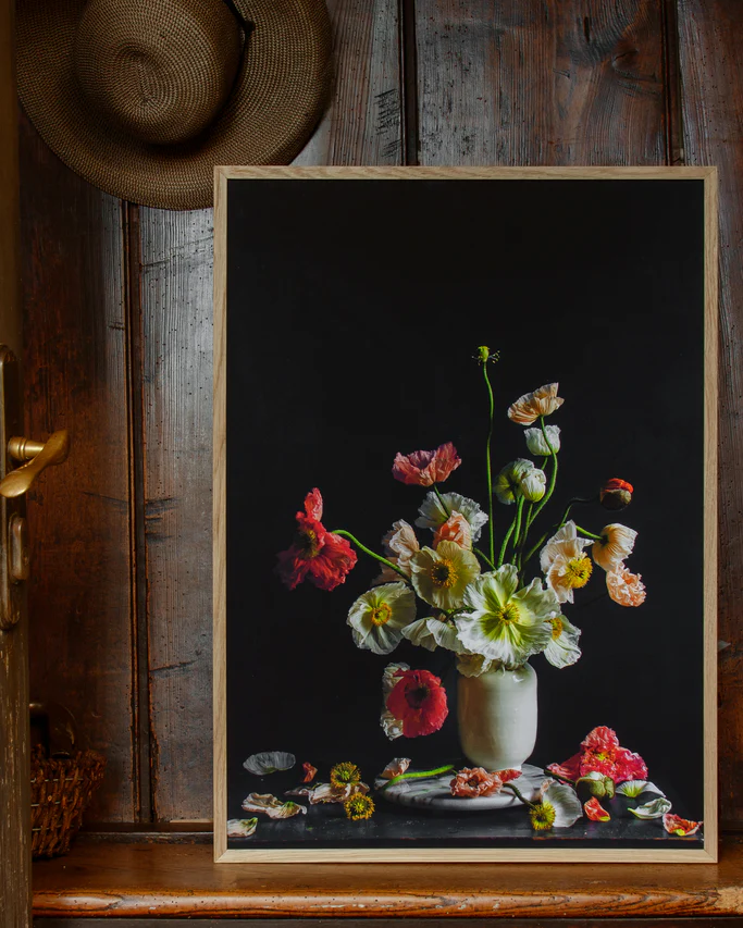 Classic Poppies Poster