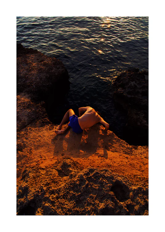 50 x 70 cm / White border