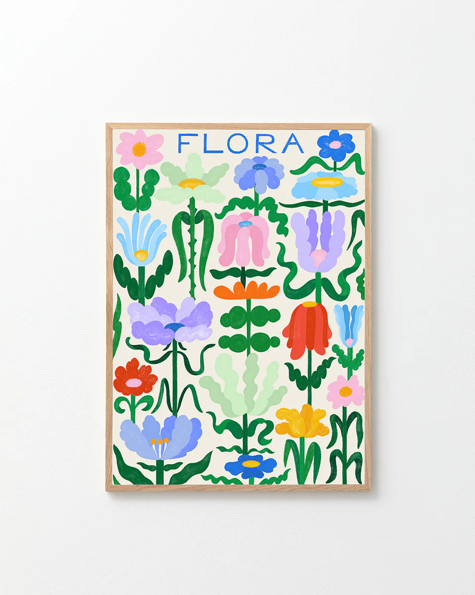 Flora on White