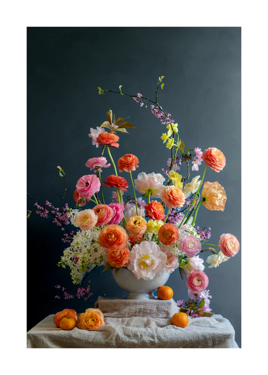 50 x 70 cm / White border