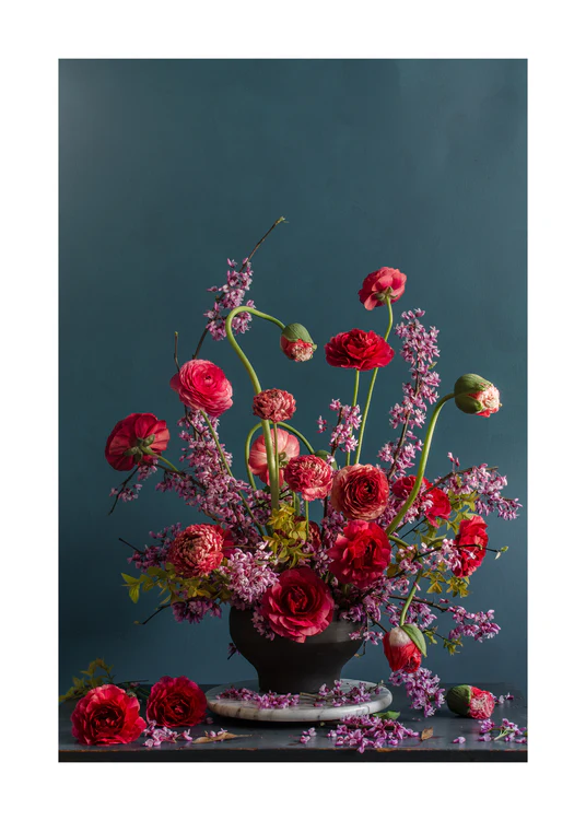 50 x 70 cm / White border