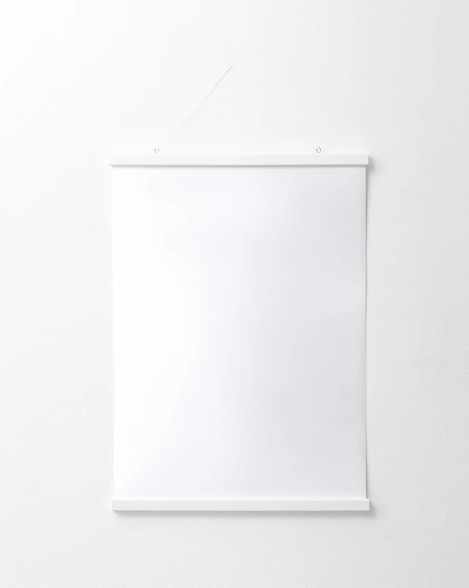 Poster hanger White