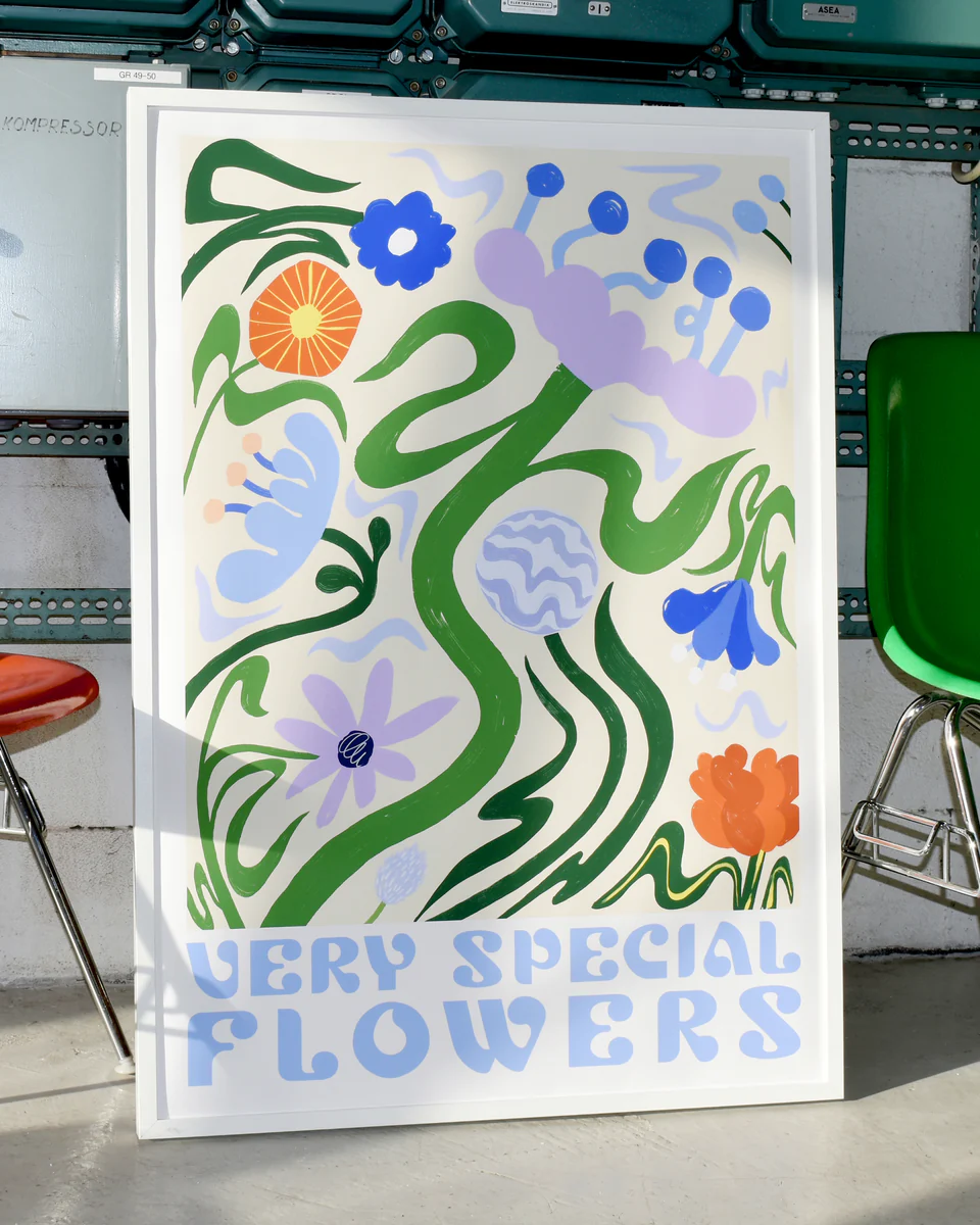 Very Special Flowers Poster